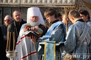 У храма святителя Тихона теперь есть освященные кресты