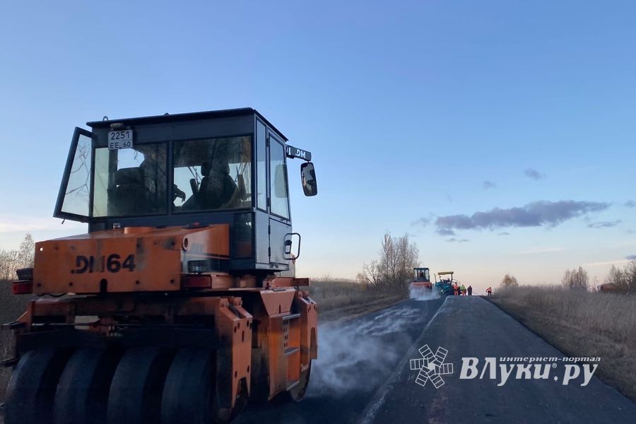 В Великолукском районе идёт ремонт дорог (ФОТО)