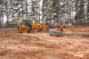 В медленном строительстве великолукского велоцентра виноват дождь