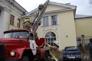 В Великолукском драмтеатре прошли пожарные учения