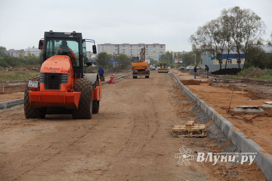 Строительство участка улицы Дружбы близится к завершению (ФОТО)