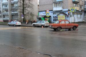 ДТП на перекрёстке Октябрьский-Первомайская (ФОТО)