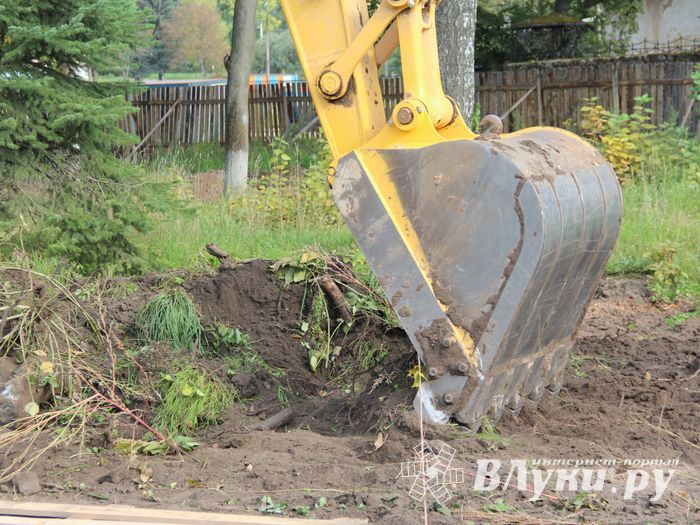 В великолукском парке приступили к планировке территории (ФОТО)