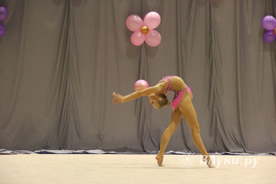 В Великих Луках завершился первый день соревнований Открытого Первенства города по художественной гимнастике (ФОТО) (0+))