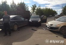 Тройное ДТП в Великих Луках