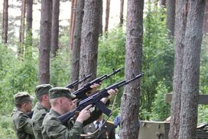 Торжественная церемония закладки Камня Памяти у деревни Каськово