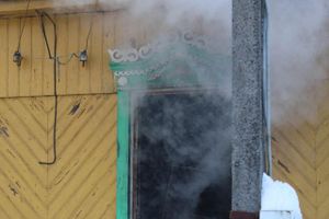 В результате пожара в Невеле погиб мужчина (фото + видео)