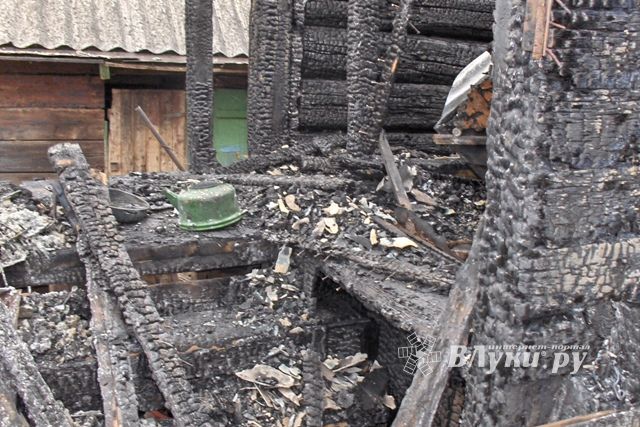 Неисправная печь стала причиной пожара в Псковской области (фото)