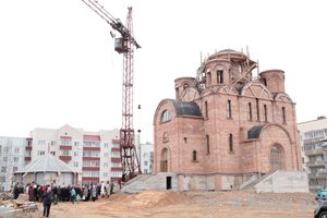 Освящение колоколов храма святителя Тихона