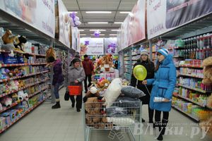 Открытие супермаркета «Тележка» в Великих Луках