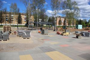 В парке культуры появляются новые аттракционы (ФОТО)