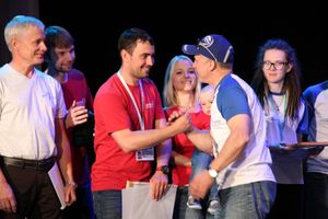 Торжественная церемония закрытия XXI-й Международной встречи воздухоплавателей в Великих Луках (ФОТО)