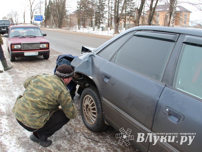ДТП в районе великолукской райбольницы (ФОТО)