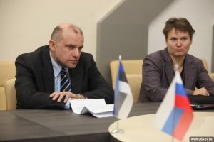 Максим Жаворонков провел встречу с послом Эстонии в России Юри Луйка (фото)