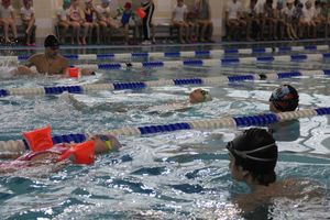 В Великолукском Айсберге прошли соревнования по плаванию на призы Деда Мороза (ФОТО)