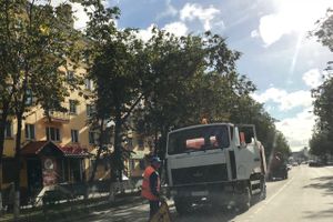 На пр-те Ленина затруднено движение автотранспорта (ФОТО)