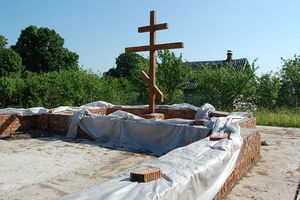 Завершаются работы по строительству церкви Святой великомученицы Параскевы Пятницы (фото)