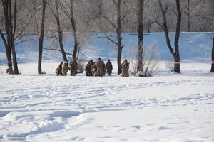 В Великих Луках реконструировали подвиг Александра Матросова (12+)(ФОТО)