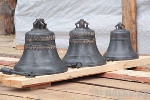 Освящение колоколов храма святителя Тихона