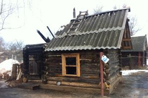 Неправильная эксплуатация печи стала причиной пожара в бане (фото)