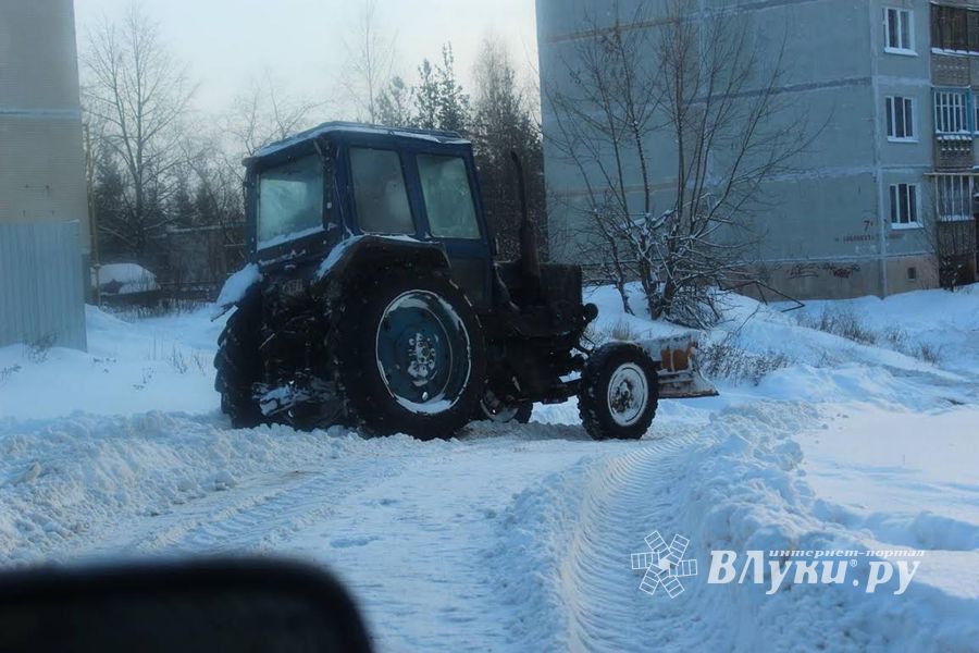 В Невеле коммунальные службы справились с уборкой снега на 5+