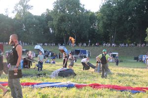 Сегодня вечером аэростаты плыли над городом (ФОТО)