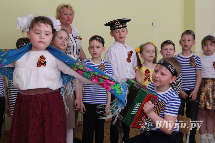 Стихи и песни о Великой Победе исполнили ребята детского сада №1