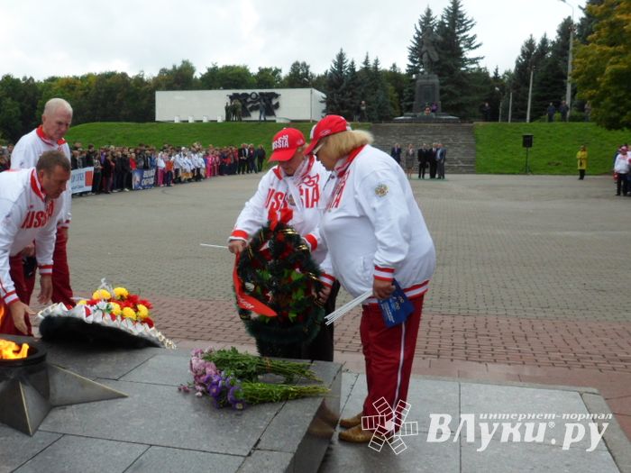 Великие Луки встретили олимпийских чемпионов (ФОТО)