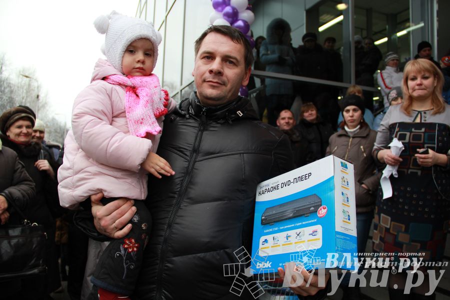 Открытие супермаркета «Тележка» в Великих Луках