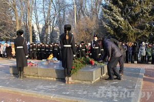 Торжественные мероприятия, посвященные 71-й годовщине освобождения Великих Лук от немецко-фашистских захватчиков (фото)