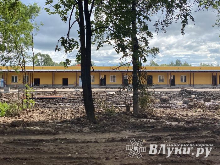 Начались работы по благоустройству территории  вокруг отделения областной инфекционной больницы (ФОТО)