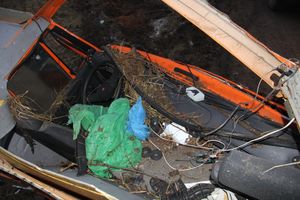 В районе деревни Булынино перевернулась бетономешалка (ФОТО)