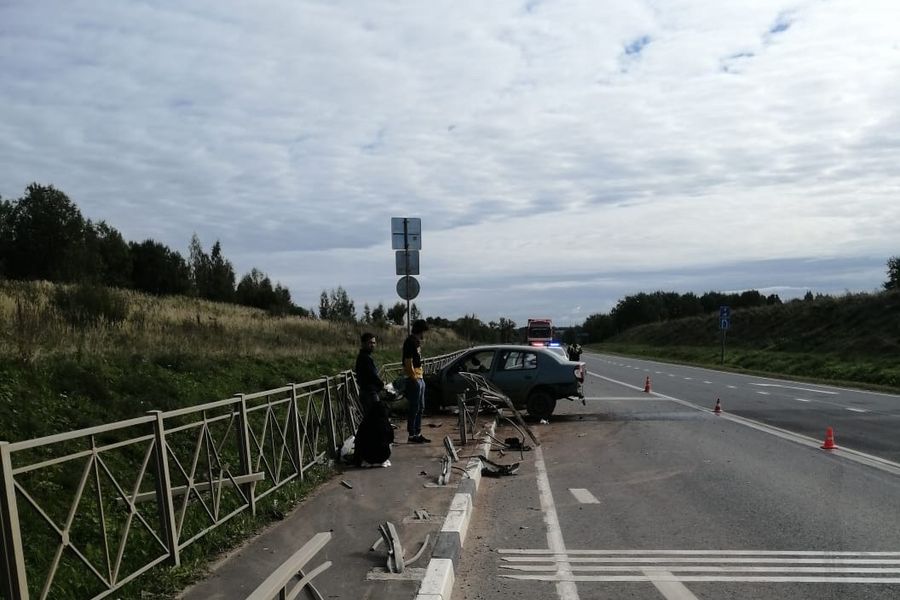 Из-за заснувшего водителя в Великолукском районе в ДТП пострадал мужчина (ФОТО)