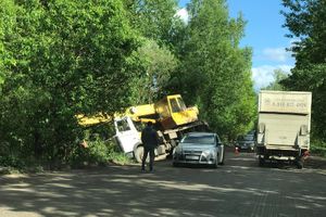 Фотофакт: ДТП на выезде из Великих Лук 