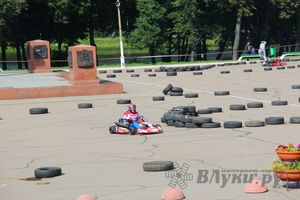 ​Великолучанин Николай Маркевич стал серебряным призером чемпионата г. Великие Луки по картингу (фото)