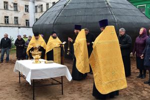 На Свято-Вознесенском соборе появился новый купол (ФОТО, ВИДЕО)