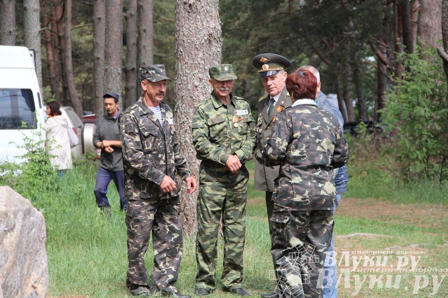 Торжественная церемония закладки Камня Памяти у деревни Каськово
