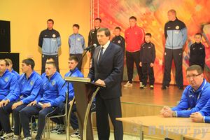 Презентация футбольной команды «Луки-Энергия»