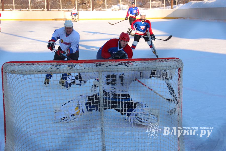 Великолукский хоккей: много забитых шайб, немного потасовок и разбитых лиц (фото)