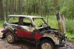 Автомобиль, сгоревший в Невельском районе, был куплен накануне (ФОТО)