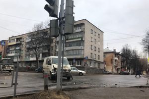 В Великих Луках на проспекте Октябрьском произошло ДТП (ФОТО)