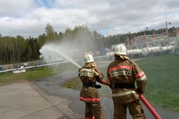На нефтеперекачивающей станции «Великие Луки» был потушен условный пожар (ФОТО)