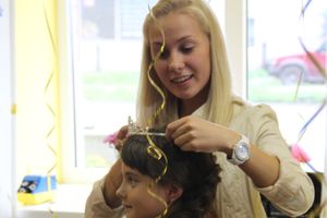 Награждение участниц конкурса "Маленькая красавица"