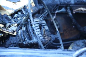 В Великих Луках сгорел очередной автомобиль