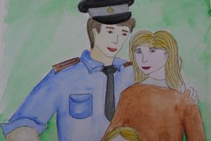 В УМВД России по Псковской области проходит выставка детских рисунков (фото)