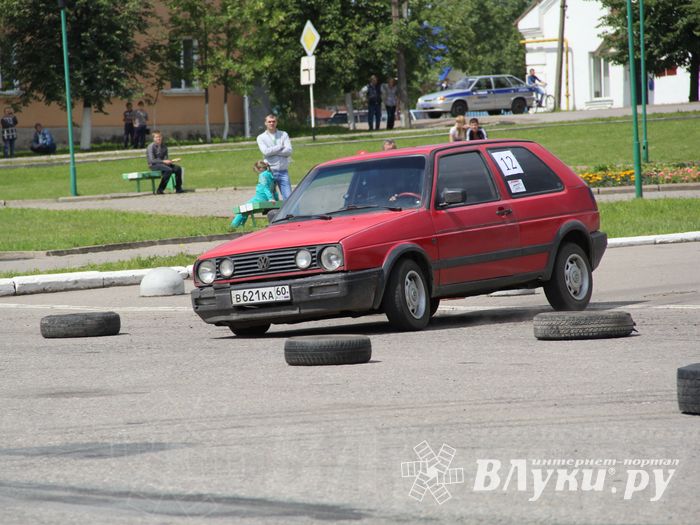 В Невеле состоялся финал по автоспринтслалому