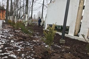 Обновлённый сквер на Гагарина ждёт весны (ФОТО)