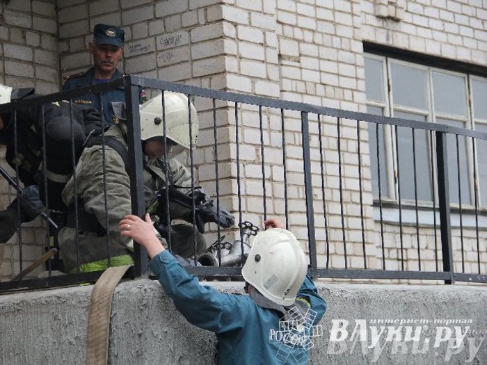 В Великих Луках прошли областные соревнования среди пожарных по спасению пострадавших
