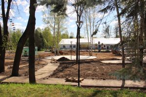 В парке культуры появляются новые аттракционы (ФОТО)