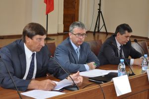 Главный федеральный инспектор по Псковской области А. В. Устинов посетил Великие Луки с рабочим визитом (фото)